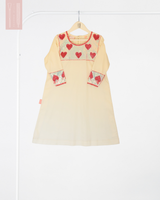 (Pre-order 1-2 weeks) The Polka Heart set - Red&Off-White