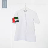White Emirati Kandora - (with UAE Flag)